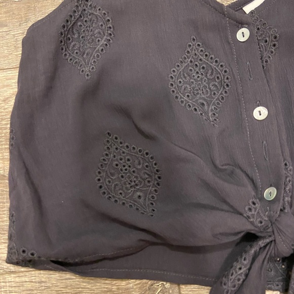 Dark navy blue tie tank - Picture 4 of 4